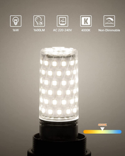 Carica l&#39;immagine nel visualizzatore di Gallery, Lampadine LED E27 Luce Naturale 4000K 1600LM, 16W Lampade LED E27 Equivalenti a
