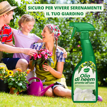 Carica l&#39;immagine nel visualizzatore di Gallery, Olio Di Neem Spray per Piante 750Ml Pronto Uso Azione Naturale Contro Varie Avve
