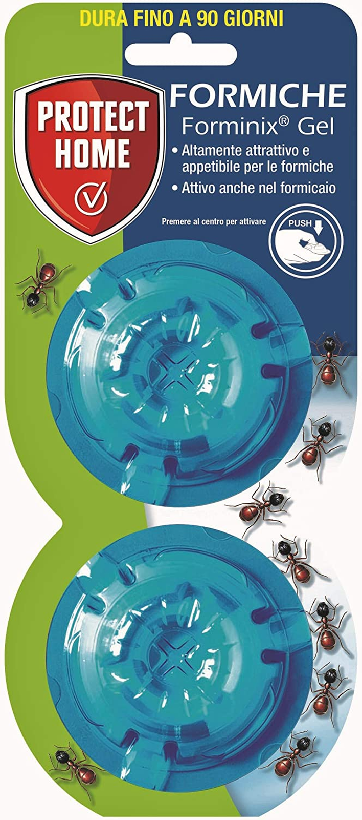 Forminix Box, Veleno per Formiche in Gel Box Pronto Uso Efficace, Elimina Il Nid