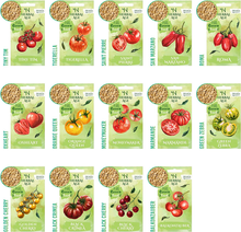 Carica l&#39;immagine nel visualizzatore di Gallery, Kit Di Giardinaggio Di Pomodori - 14 Varietà Di Piante Di Pomodoro -900+ Semi Or
