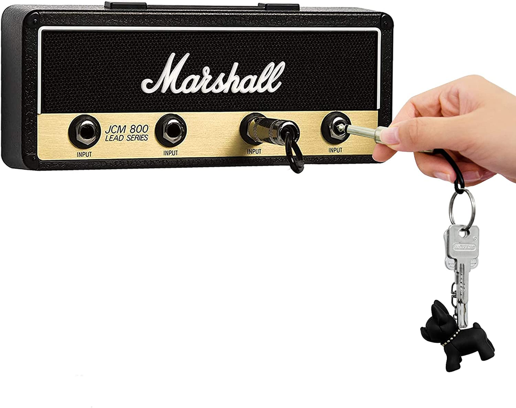 Portachiavi Marshall Jack II 2.0 JCM800, Portachiavi a Tema Chitarra, Con Ganci,