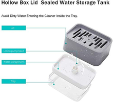 Carica l&#39;immagine nel visualizzatore di Gallery, Dispenser Sapone Liquido Manuale Con Spugna per Piatti Dispenser Detersivo Piatt
