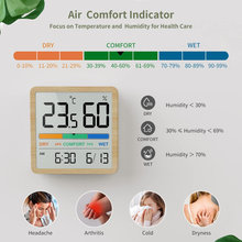 Carica l&#39;immagine nel visualizzatore di Gallery, Igrometro Termometro per Interni - Indicatore Digitale Con Sensore Di Monitoragg
