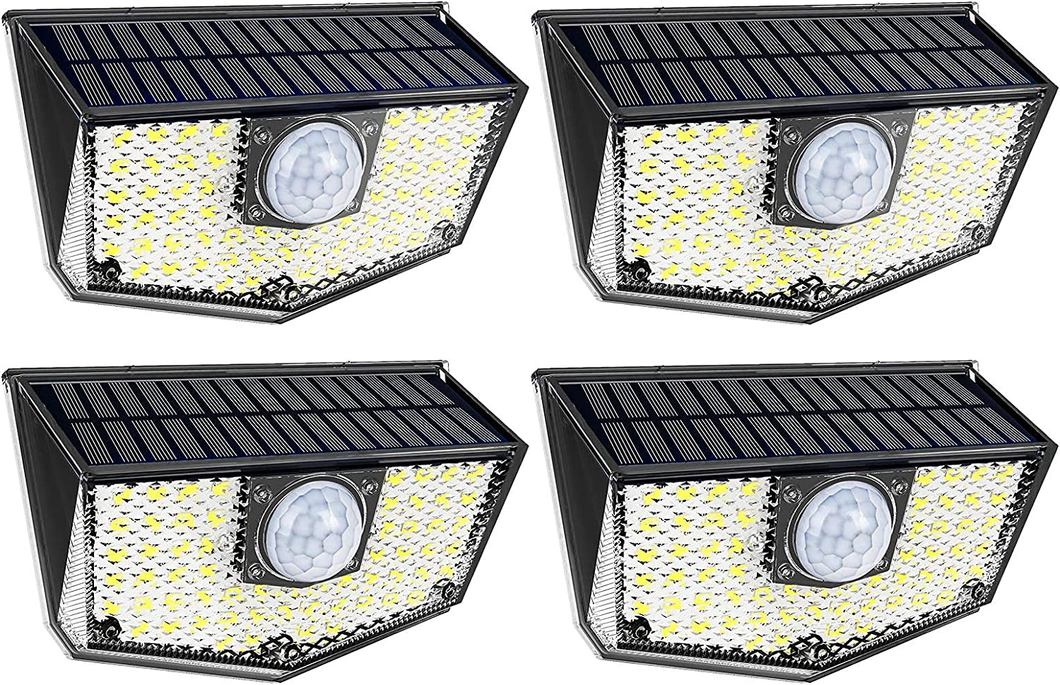 Faretti Solari a Led Da Esterno IP67 Con Sensore Di Movimento Lampade Solari a L