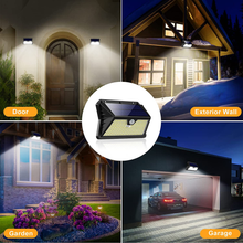 Carica l&#39;immagine nel visualizzatore di Gallery, Luce Solare LED Esterno, 2200Mah Faretto LED Da Esterno Con Sensore Di Movimento
