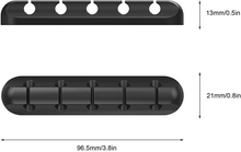 Carica l&#39;immagine nel visualizzatore di Gallery, Organizador para La Gestión De Cables con Clip Cables,Ganchos Adhesivos,Soporte
