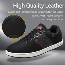 Carica l&#39;immagine nel visualizzatore di Gallery, Sneakers Uomo Scarpe Casual Da Ginnastica Eleganti PU Pelle Sportive Interior Al
