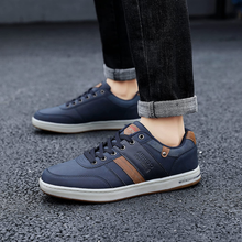 Carica l&#39;immagine nel visualizzatore di Gallery, Sneakers Uomo Scarpe Casual Da Ginnastica Eleganti PU Pelle Sportive Interior Al
