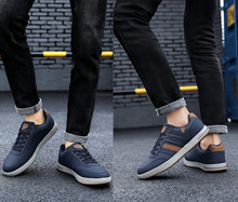 Carica l&#39;immagine nel visualizzatore di Gallery, Sneakers Uomo Scarpe Casual Da Ginnastica Eleganti PU Pelle Sportive Interior Al
