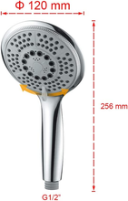 Carica l&#39;immagine nel visualizzatore di Gallery, COMPLENTO-G803 Manopola Doccia Grande (G1 / 2 Pollici, Diametro 120 Mm), Soffion
