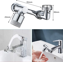 Carica l&#39;immagine nel visualizzatore di Gallery, Rubinetto Rotante 1080 Gradi, Prolunga Rubinetto Bagno Areatore Rompigetto Con F
