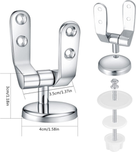 Carica l&#39;immagine nel visualizzatore di Gallery, Cerniere Del Sedile Del WC Coppia Di Cerniere Di Ricambio Rifinite in Lega Copri
