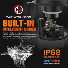 Carica l&#39;immagine nel visualizzatore di Gallery, H4 LED 15000LM Lampadine per Fari Auto, 80W 12V, 6500K Bianco Freddo
