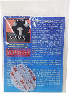- 1644 - Dual Lock Telepass 3M Sistema Di Fissaggio Removibile a Incastro, Trasp