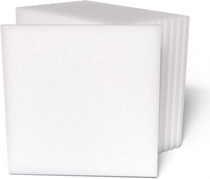 - Pannelli Polistirolo Isolanti 10 Kg/Mq, 12 Pezzi, 100X100X5 Cm, Pannelli Isola