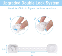 Carica l&#39;immagine nel visualizzatore di Gallery, Bambino Chiusure Di Sicurezza (Aggiornato), 6 Pezzi Serrature Di Sicurezza per B
