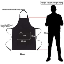 Carica l'immagine nel visualizzatore di Gallery, Tablier, 100% Coton Tablier de Cuisine Avec Cordon Réglable, Qualité Profes
