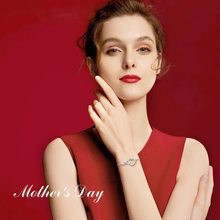 Carica l&#39;immagine nel visualizzatore di Gallery, Cadeau Femme, Femme Bracelet Argent 925 Avec Infini Cœur R
