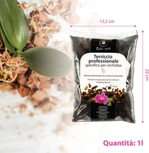 Carica l'immagine nel visualizzatore di Gallery, Terreau pour Orchidées, Substrat Orchidées à Partir De 1 Litre Rouleau Coiffeur
