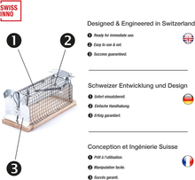 Carica l&#39;immagine nel visualizzatore di Gallery, Käfig für Mäuse Lebendfalle, Trap IN Holz Und Metallo. Erfassen I Lebendfalle
