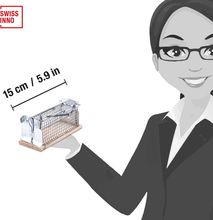 Carica l&#39;immagine nel visualizzatore di Gallery, Käfig für Mäuse Lebendfalle, Trap IN Holz Und Metallo. Erfassen I Lebendfalle
