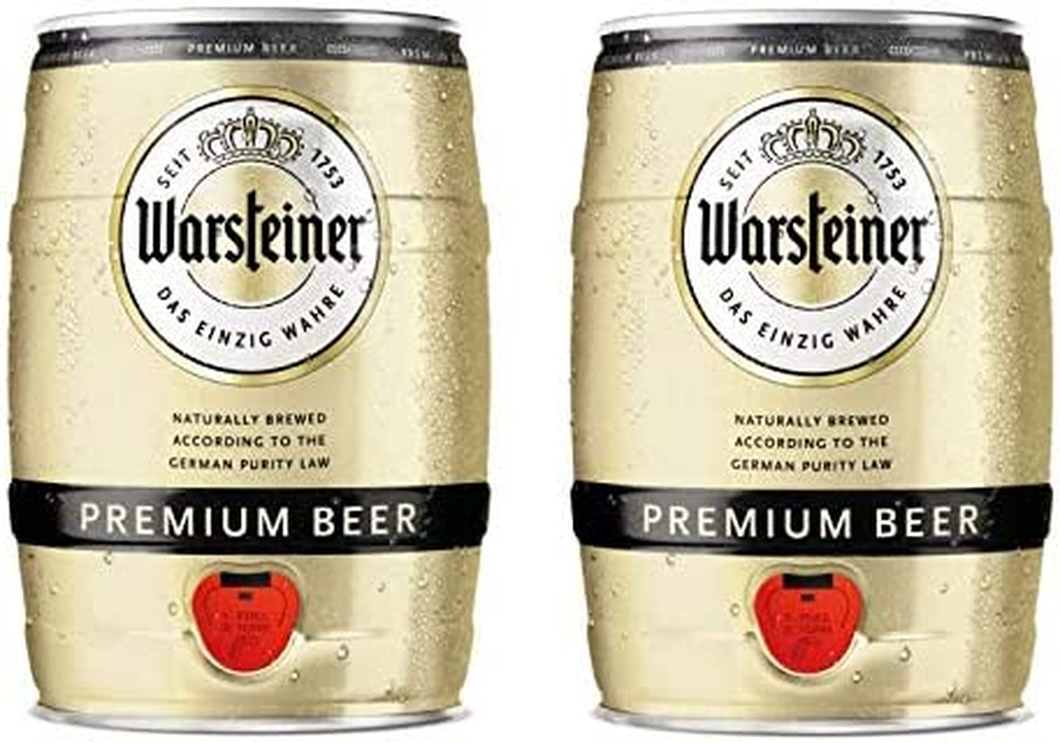 2 Barrels of 5 Liters of Beer WARSTEINER