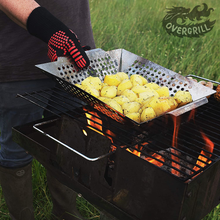 Carica l&#39;immagine nel visualizzatore di Gallery, Gants De Barbecue – Protection Depuis Chaleur – 2 X Pratiques Retour
