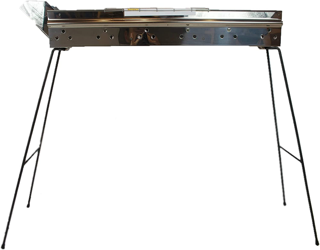 Cuocispiedini A Holzkohle C 80, Edelstahl