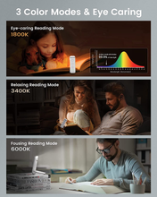 Carica l&#39;immagine nel visualizzatore di Gallery, Lumière pour Lecture Livres A Lit, de À LED Portable Avec Agrafe, 3 Colo
