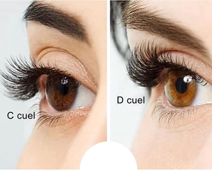 0.07Mm Extension Cils 3D Cils, Courbe D 8-14 MM Mélanger Russian Touffes