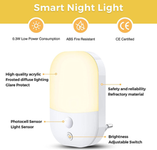 Carica l&#39;immagine nel visualizzatore di Gallery, Lumière Nuit Enfants 2 Pièces] LED 5 Niveaux Luminosité Avec Sens
