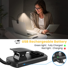 Carica l&#39;immagine nel visualizzatore di Gallery, Lumière de Lecture, USB Rechargeable Lampe 9 Leds 3 Modalités Avec Cli
