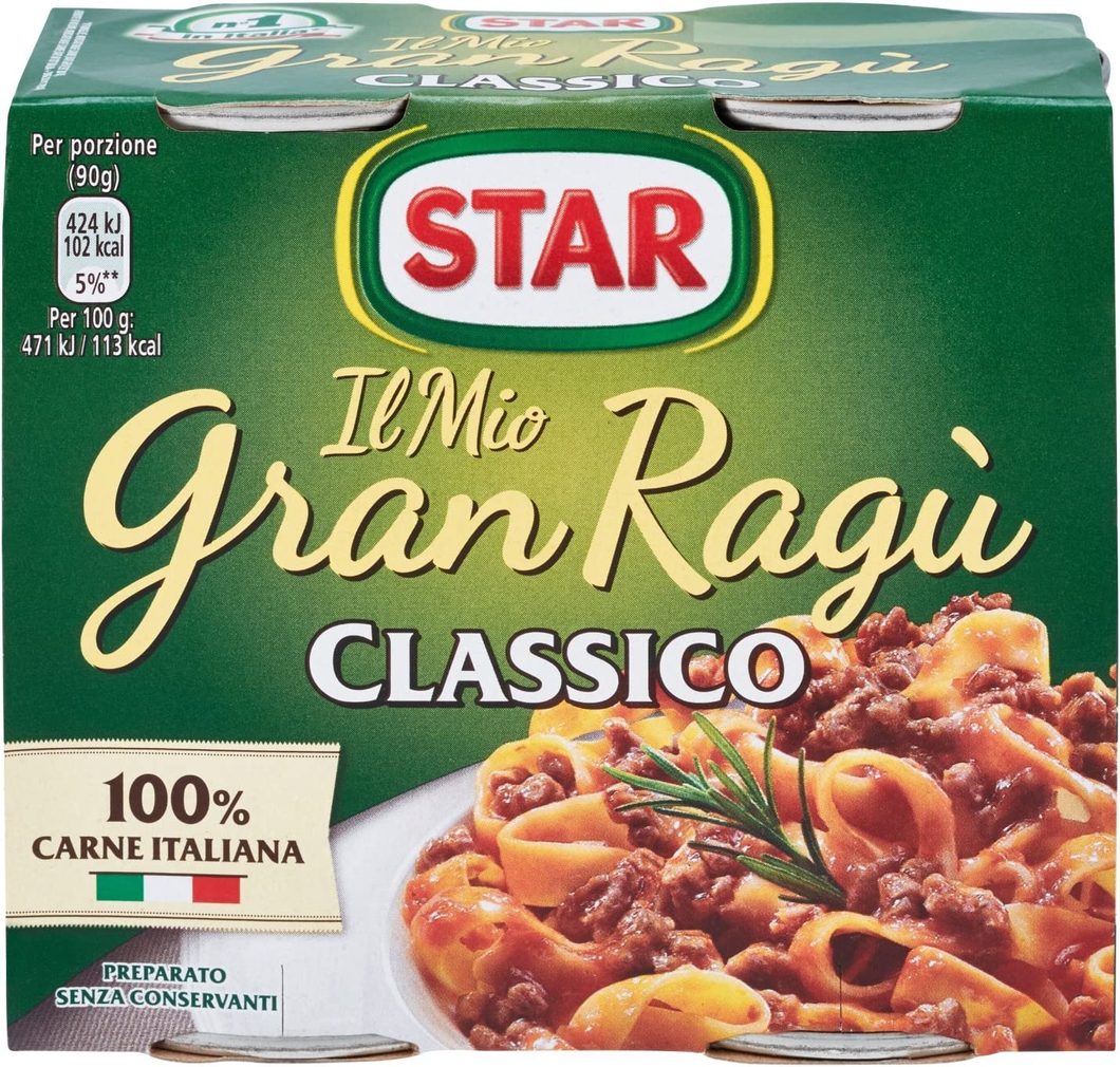 Mein Granragù Classic, 2 X 180Gr, Ragout Präparat Nach Tradition, 100%