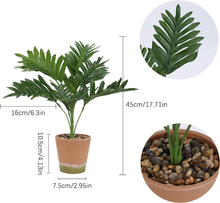 Carica l&#39;immagine nel visualizzatore di Gallery, Plantes Artificielles IN Pot Palmier Fausse De Interne Pianteartificiali C
