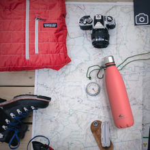 Carica l&#39;immagine nel visualizzatore di Gallery, Flacon en Acier Inoxydable + Bracelet Réglable + Mousqueton, Thermos
