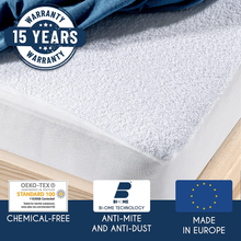 Carica l&#39;immagine nel visualizzatore di Gallery, Matratzenbezug Doppelbett Wasserdicht 160X190/200 Milben E Ipoallergenic
