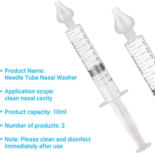 Carica l&#39;immagine nel visualizzatore di Gallery, 2 Pièces Arroseur Nasale, Lot Irrigateur Nasal Enfants, Arroseur Nasale Avec S
