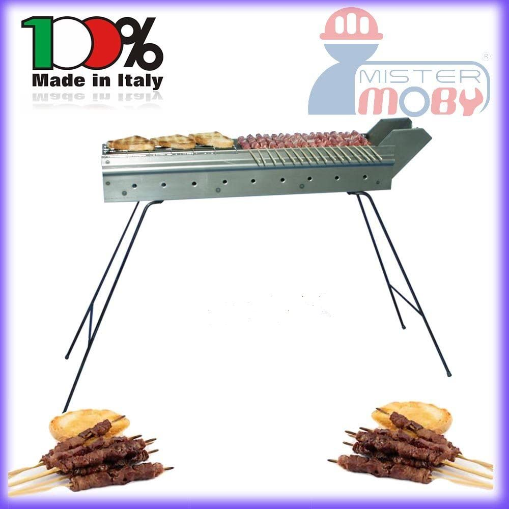 Feuerungen Creps-Wraps Spieße Arrosticini Fleisch Fisch Brot 80 CM