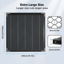 Carica l'immagine nel visualizzatore di Gallery, Table Honeycomb for Engraver Laser - Platform Of Work Honeycomb 400X
