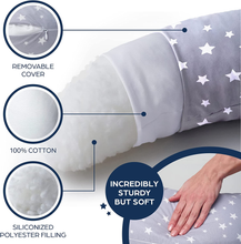 Carica l&#39;immagine nel visualizzatore di Gallery, Pregnancy and Breastfeeding Pillow Newborn XXL Removable Multifunctional Reducer
