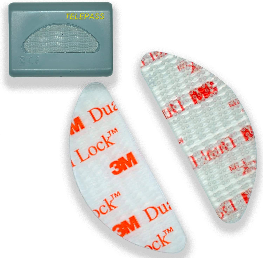 Adhésif Telepass 3M Original Transparent 2 Adhésifs Telepass car Truck Camping