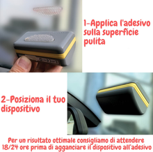 Carica l&#39;immagine nel visualizzatore di Gallery, Adhésif Telepass 3M Original Transparent 2 Adhésifs Telepass car Truck Camping
