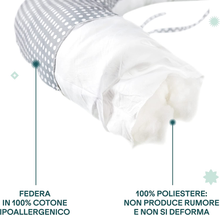 Carica l&#39;immagine nel visualizzatore di Gallery, Pregnancy and Breastfeeding Pillow Newborn Removable - Medical Device Certi
