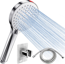 Carica l&#39;immagine nel visualizzatore di Gallery, Kopfbrause Dusche Mit Rohr Anti-kalk - Hochdruck Einsparung Wasser Dusche So
