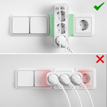 Carica l&#39;immagine nel visualizzatore di Gallery, Ausgang Multipla USB C, Mehrfachsteckdose Dreifach Wand Spar Adapter 3 Buchsen
