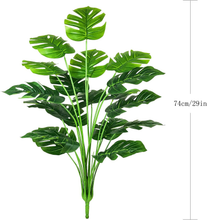 Carica l&#39;immagine nel visualizzatore di Gallery, Plantes Faux De Interne Artificielle Monstera Deliciosa Feuille
