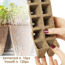 Carica l&#39;immagine nel visualizzatore di Gallery, Pots pour Plans En Fibre de Tourbe, Confection à Partir De 120 Pots Id
