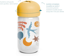 Carica l&#39;immagine nel visualizzatore di Gallery, 401207 Verre Bébé Training Coupe Avec Paille Flexible Et Système Antigoutte
