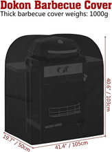 Carica l&#39;immagine nel visualizzatore di Gallery, Couverture Barbecue Avec Bretelles Réglables, Toile Housse Imperméable, Avant
