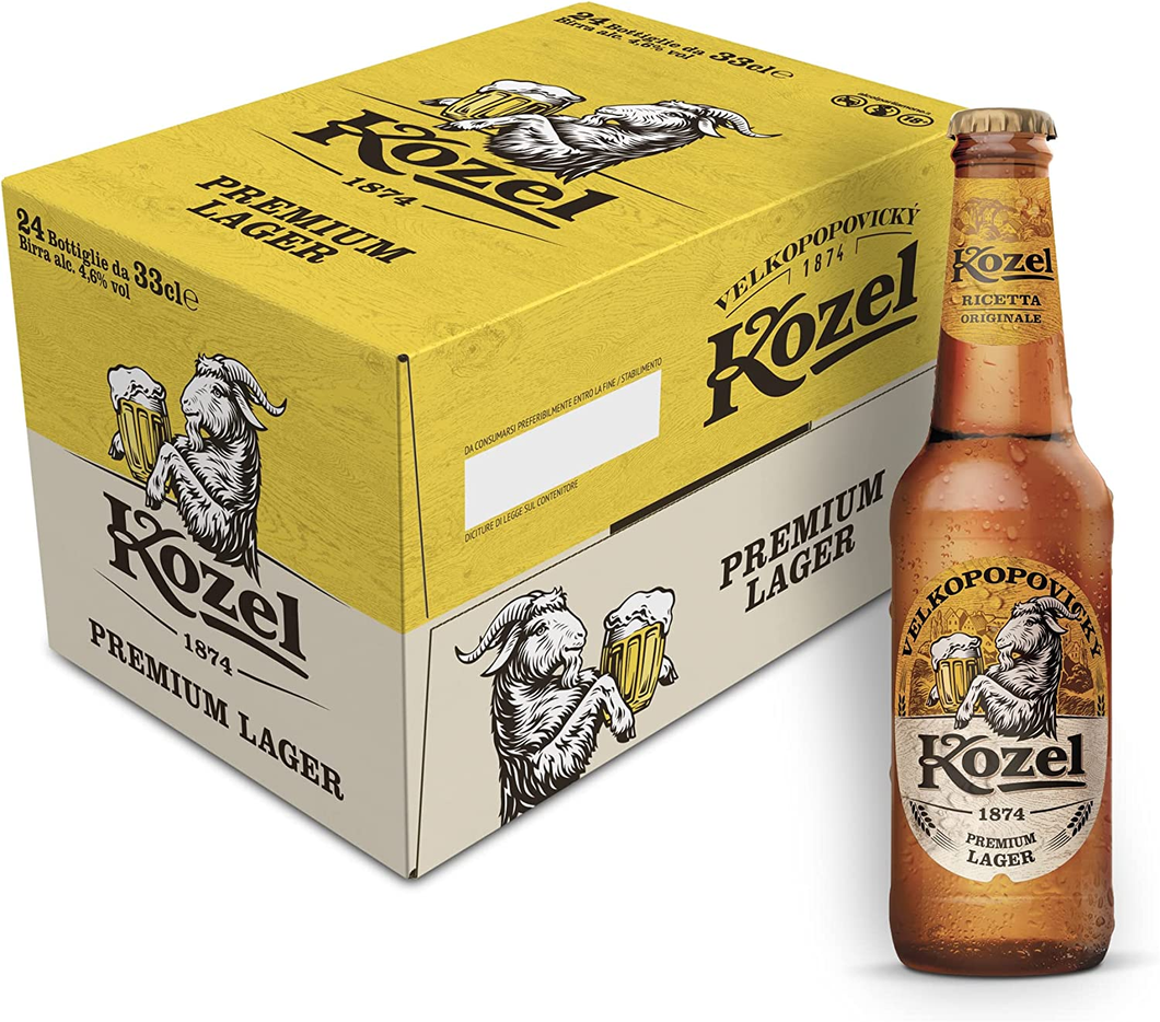 Premium Bière Lager ,Boîtier Avec 24 Bières En Bouteille De 33 CL , Pale